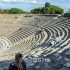 Ostia Antica: the ruins, Roman theater and the castle of Julius II