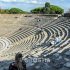 Ostia Antica: the ruins, Roman theater and the castle of Julius II